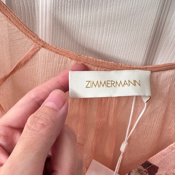 ZIMMERMANN Dancer floral-print dress size AU2/US 8 - Picture 6 of 7